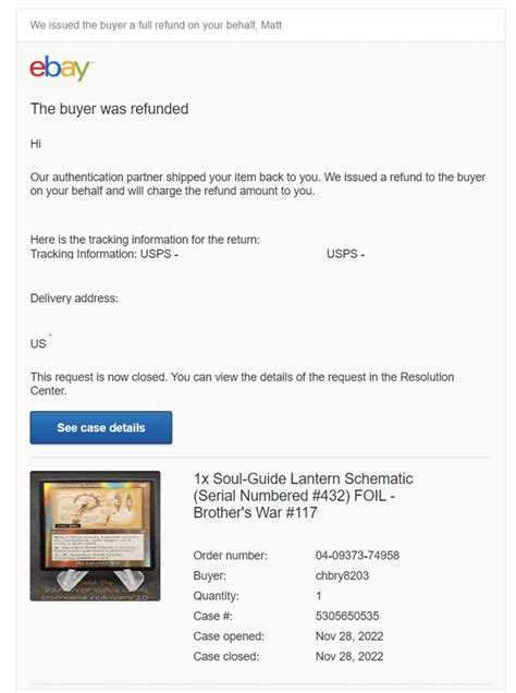 ebay authenticity guarantee problems.